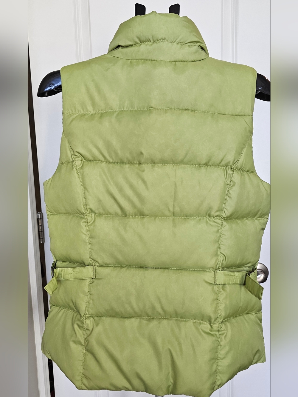 Eddie Bauer Goose Down Puffer Vest Womens M Gorpcore Outdoor Lightweight Green - Picture 3 of 10